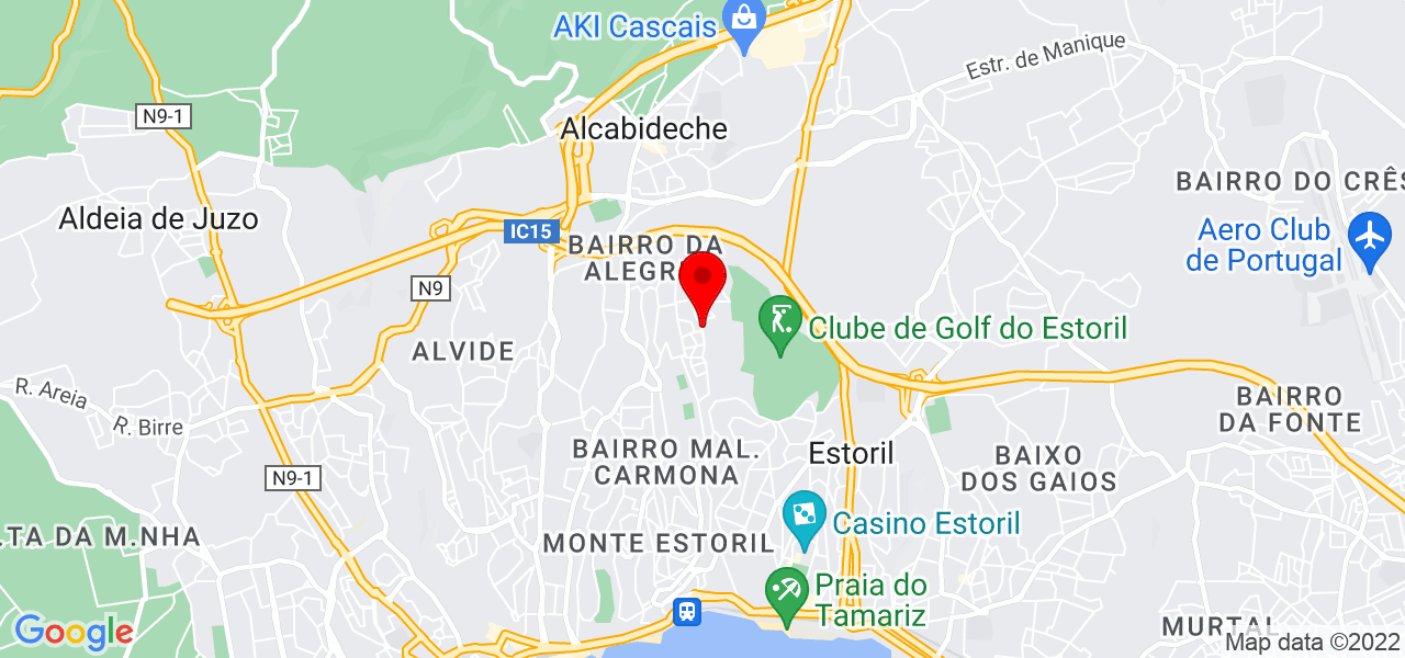 Bruna Carrasco - Lisboa - Cascais - Mapa