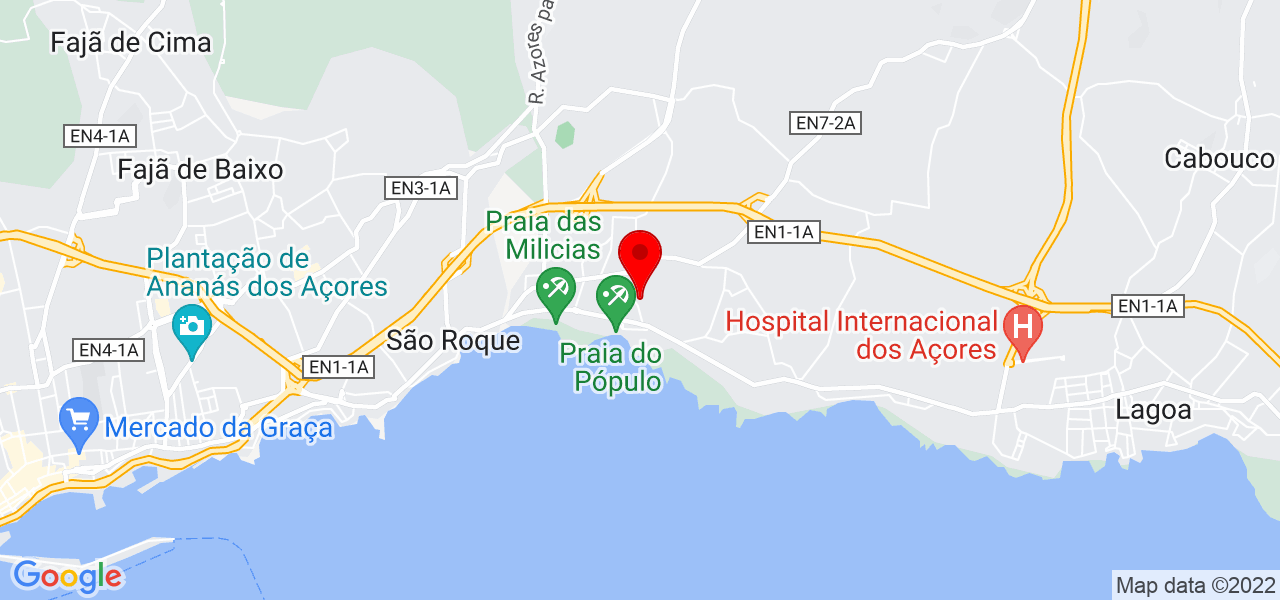 Educa a Mente (Andrea Gonçalves) - Açores - Ponta Delgada - Mapa