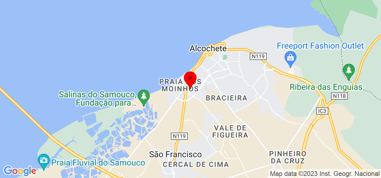 Dog Lover - Setúbal - Alcochete - Mapa