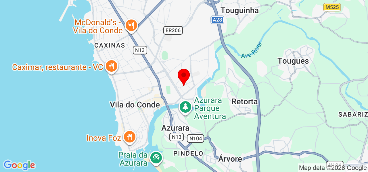 Micaela Silva - Porto - Vila do Conde - Mapa