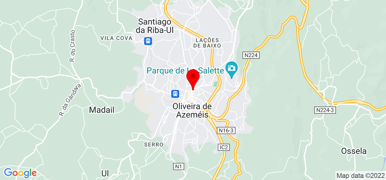 Jorge Cardoso - Aveiro - Oliveira de Azeméis - Map