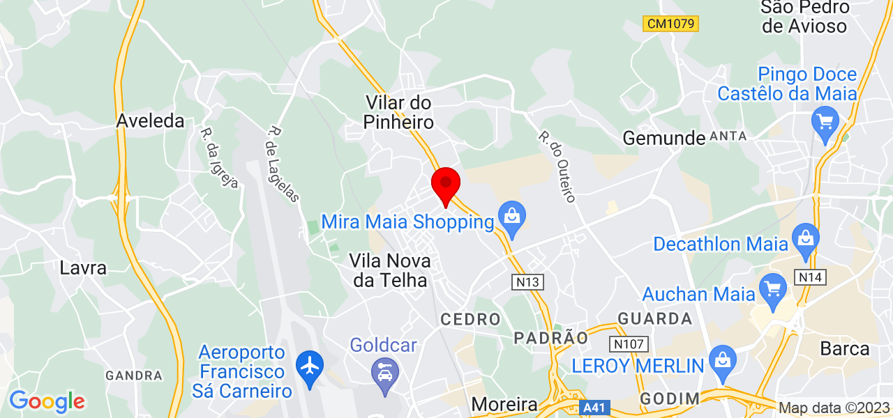 Maria de F&aacute;tima - Porto - Maia - Map