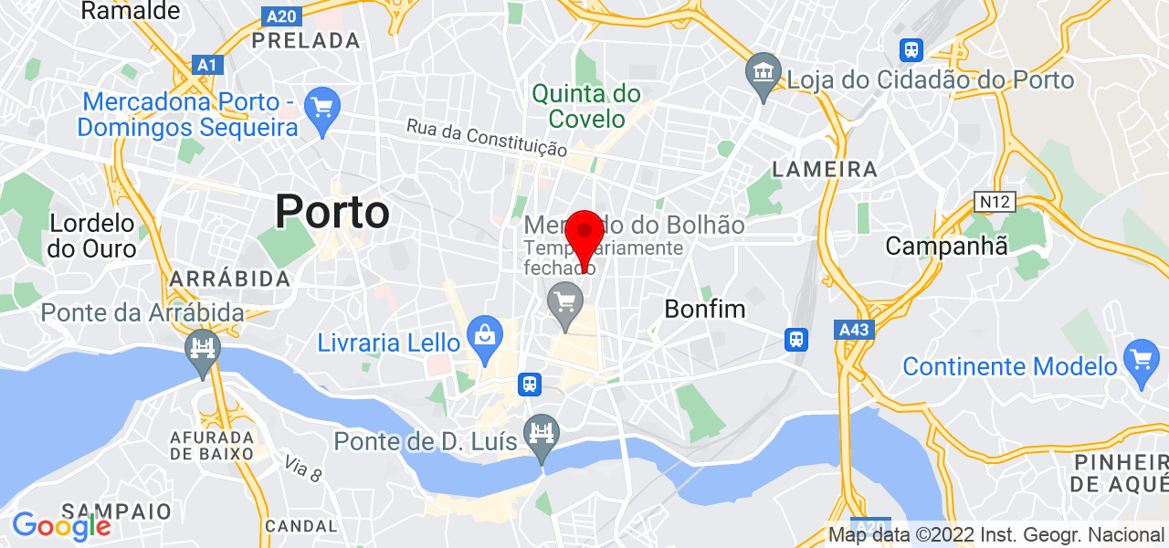 Peterson Moraes - Porto - Porto - Mapa