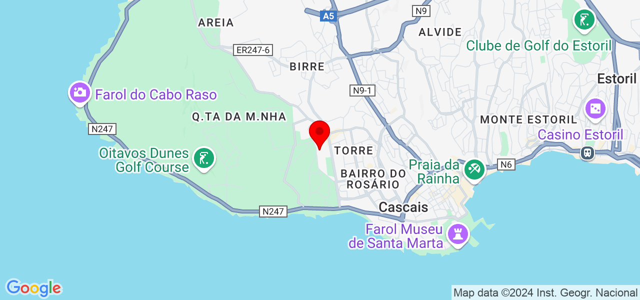 Eng. Fabiana Algarrão - Lisboa - Cascais - Map