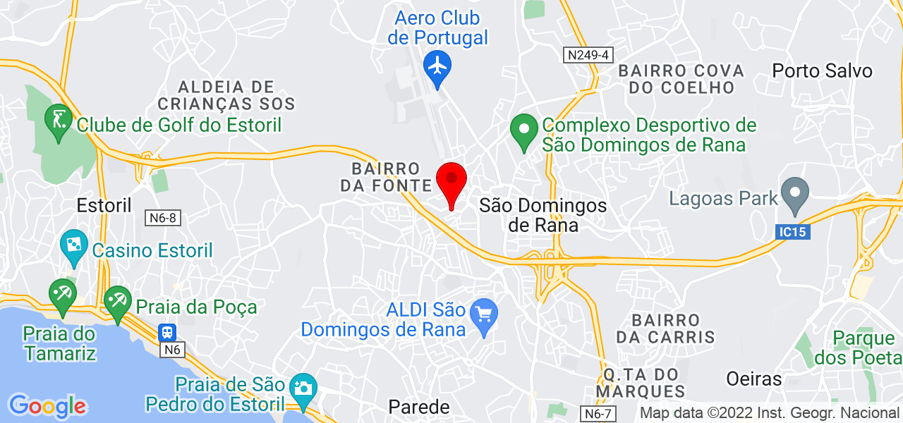 Paula Silva - Lisboa - Cascais - Mapa