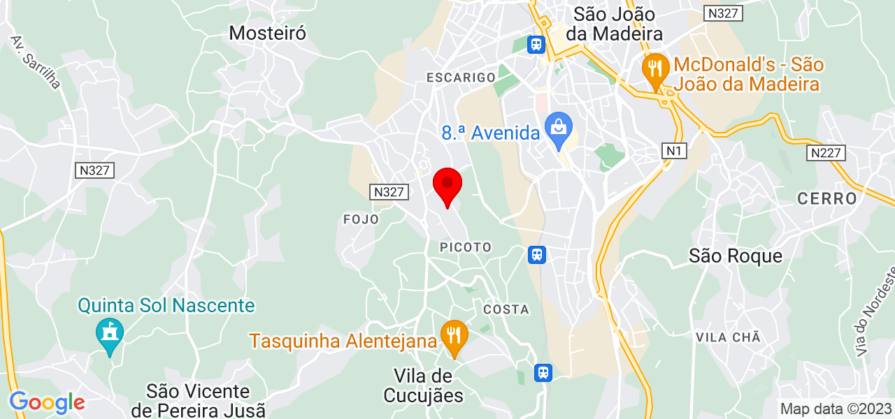 Gon&ccedil;alo Correia - Aveiro - Oliveira de Azeméis - Mapa