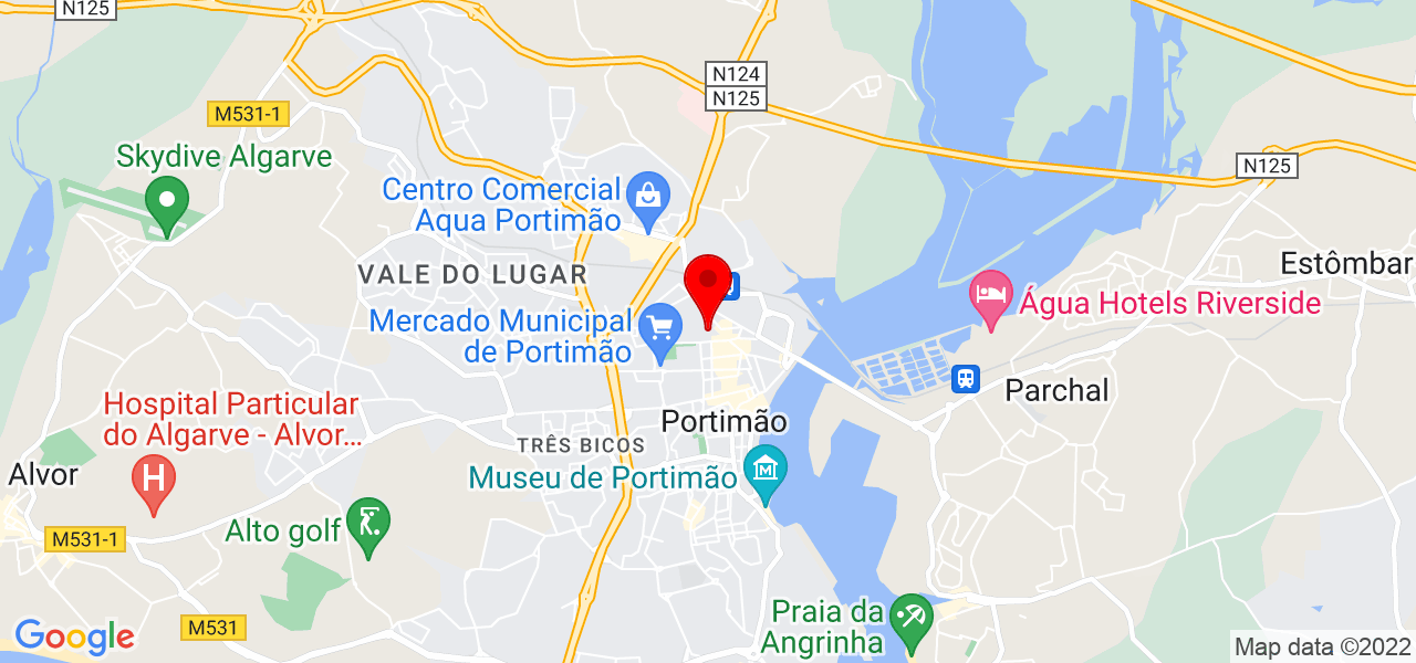 Mar Interiors - Faro - Portimão - Mapa