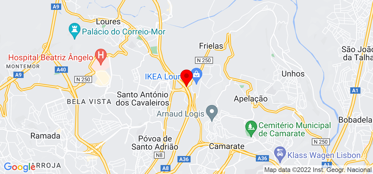 Sara - Lisboa - Loures - Mapa