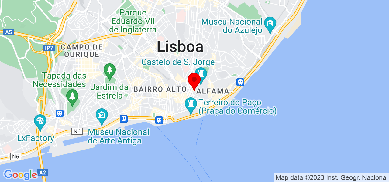 CleanTower - Limpeza e Manuten&ccedil;&atilde;o - Lisboa - Lisboa - Mapa