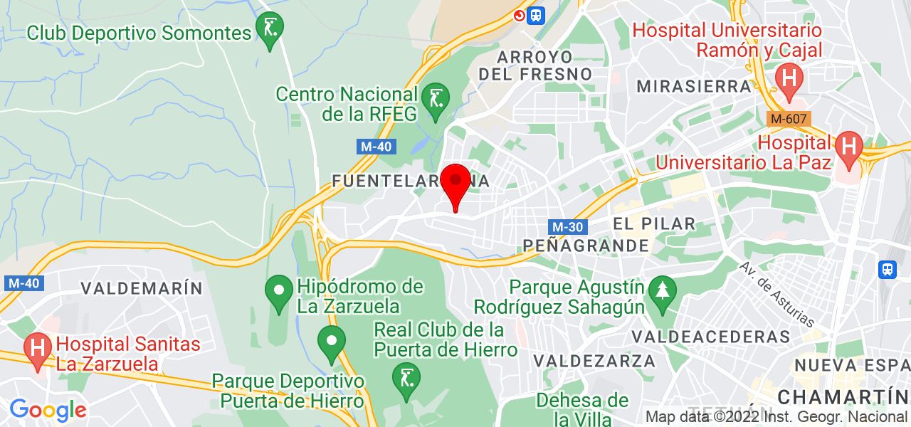Cptrainer - Comunidad de Madrid - Madrid - Mapa