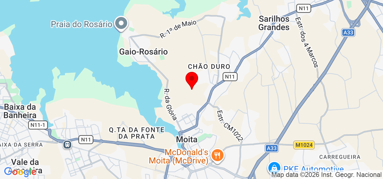 YMS Vertical Trabalhos em Altura & Pintura - Setúbal - Moita - Mapa
