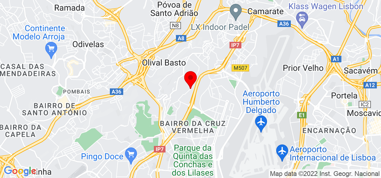 C&aacute;ssia - Lisboa - Lisboa - Mapa
