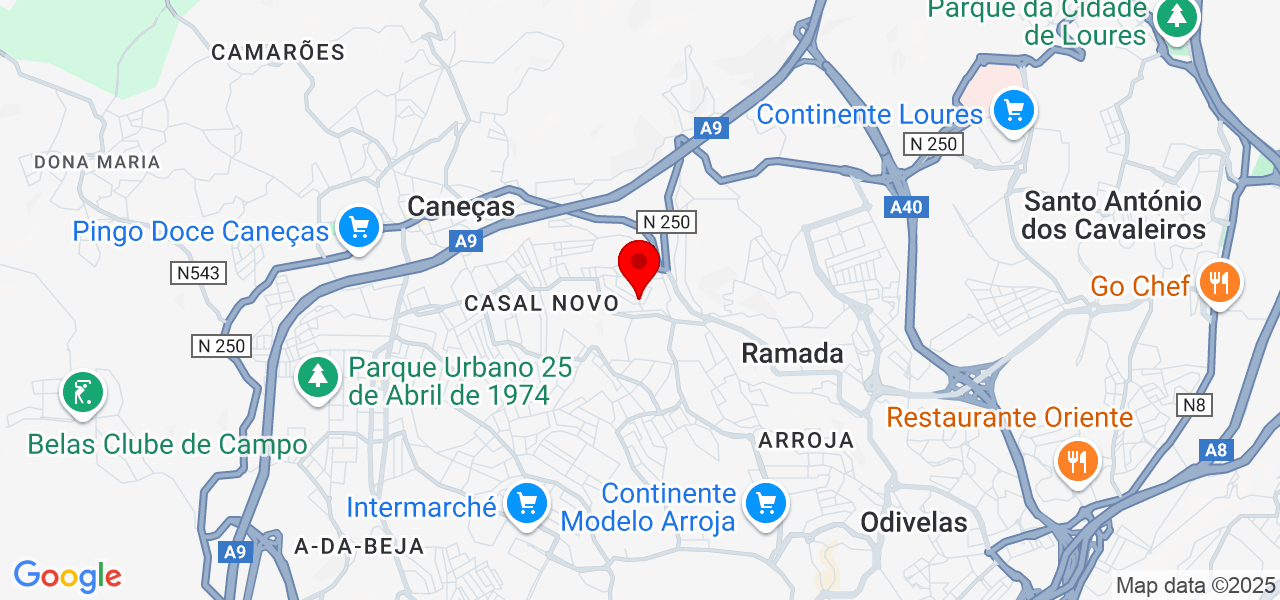 Filipe Costa - Lisboa - Odivelas - Map