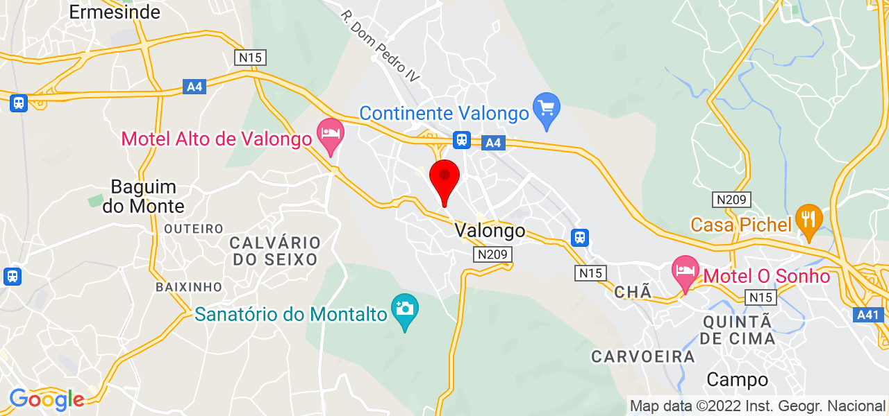 Paulo theodoro - Porto - Valongo - Mapa