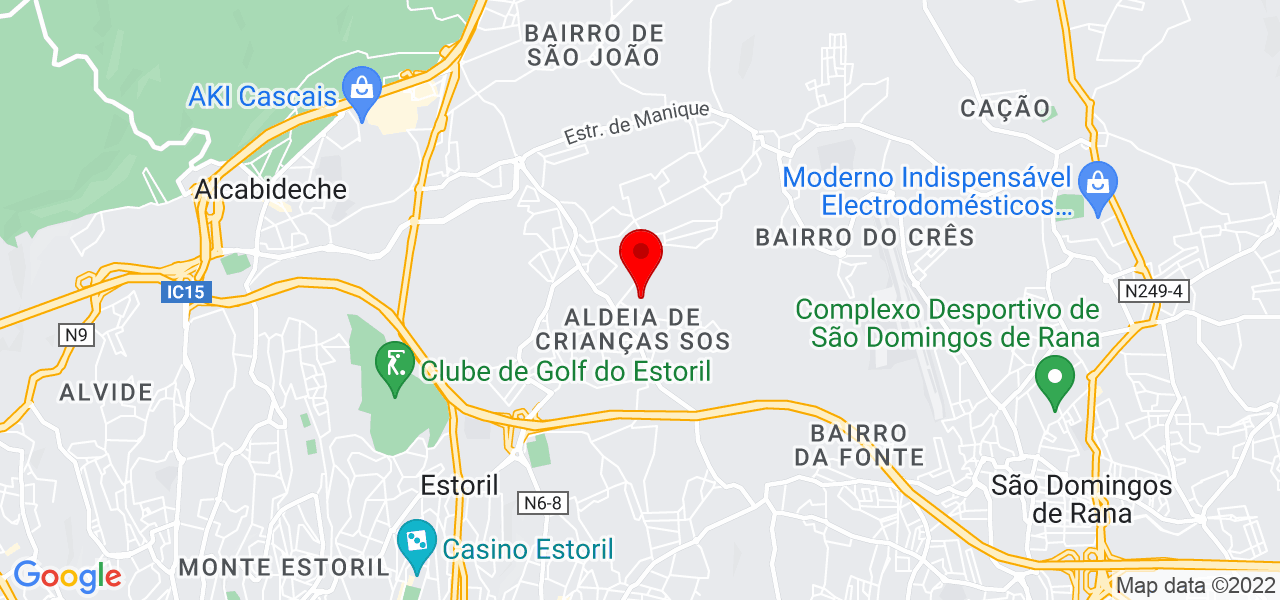 Marlene - Lisboa - Cascais - Mapa