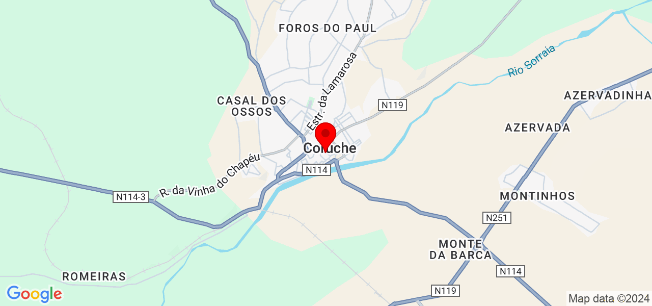 HS REMODELACOES - Santarém - Coruche - Mapa