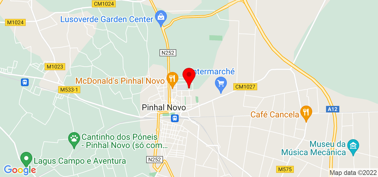 OneClean - Setúbal - Palmela - Mapa