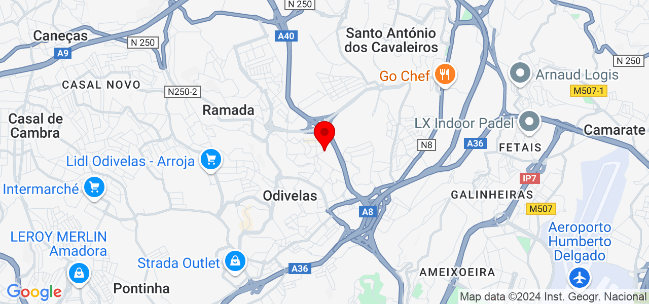 Ana Ferreira - Lisboa - Odivelas - Karte