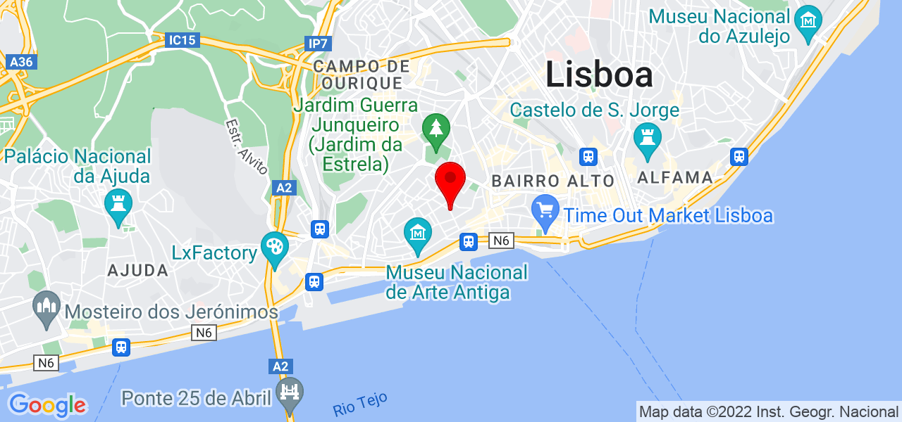 Alexandre Bettencourt - Lisboa - Lisboa - Mapa