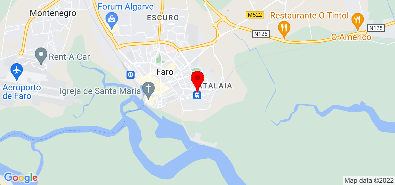 Jo&atilde;o Pinto - Faro - Faro - Mapa