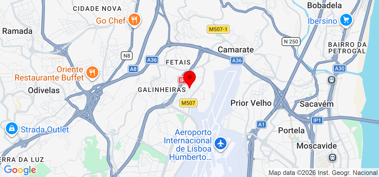 Desentulha - Lisboa - Loures - Mapa