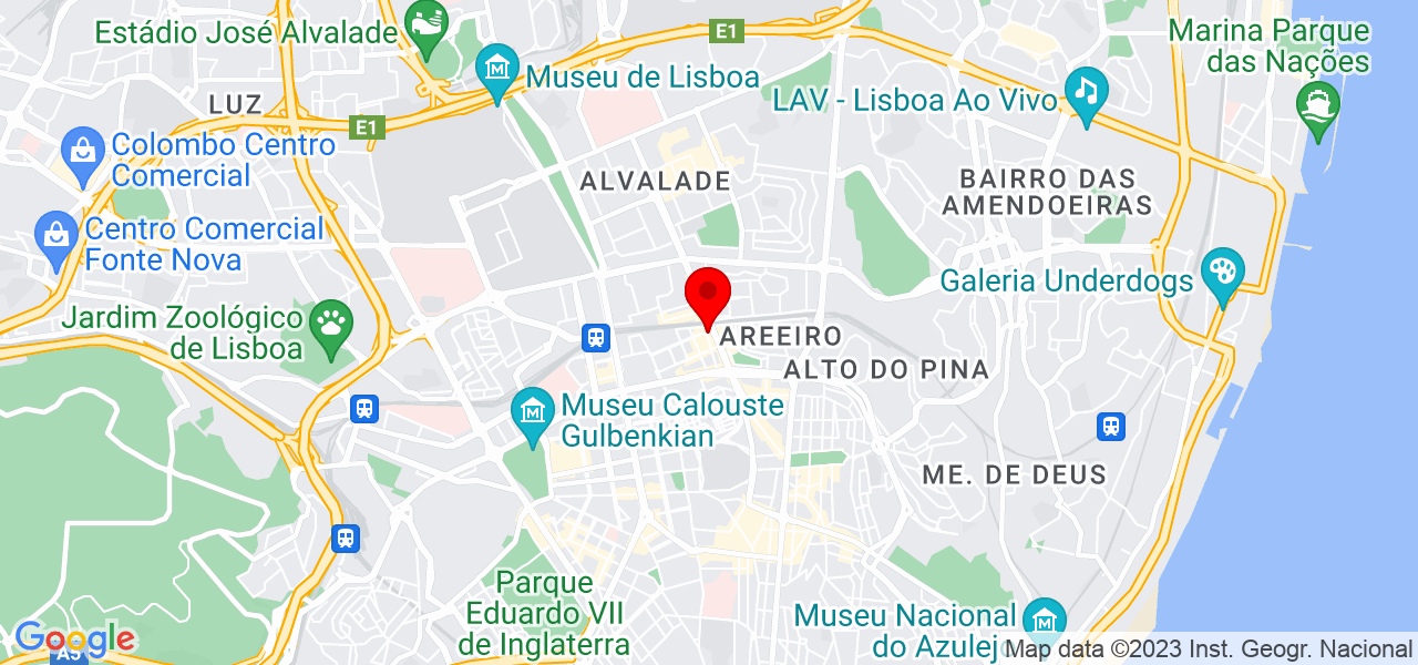 Jo&atilde;o Cruz - Lisboa - Lisboa - Mapa