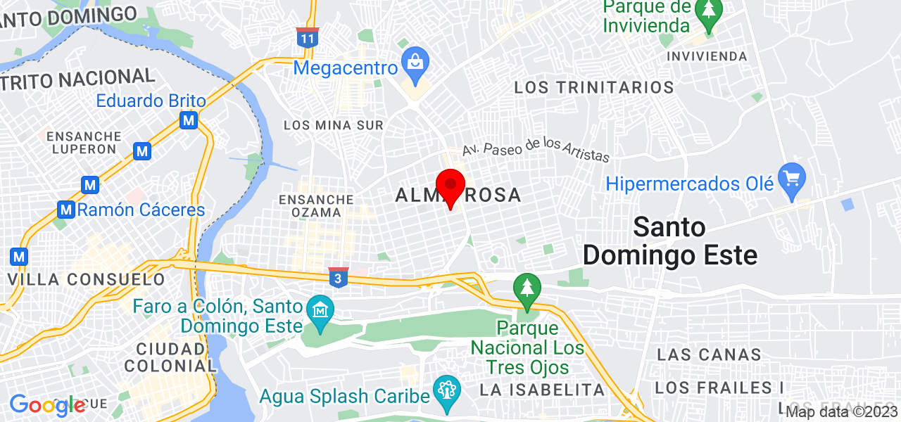 Bustabella - Santo Domingo - Santo Domingo Este - Mapa