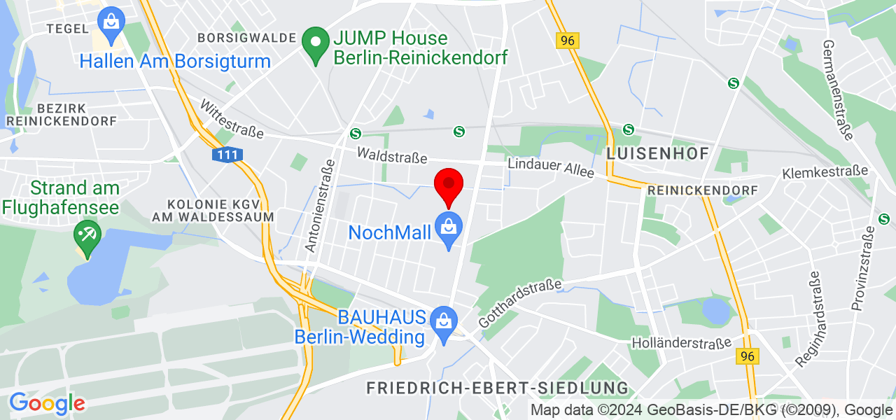 Bauausfuehrung-Kubiak - Berlin - Berlin - Karte