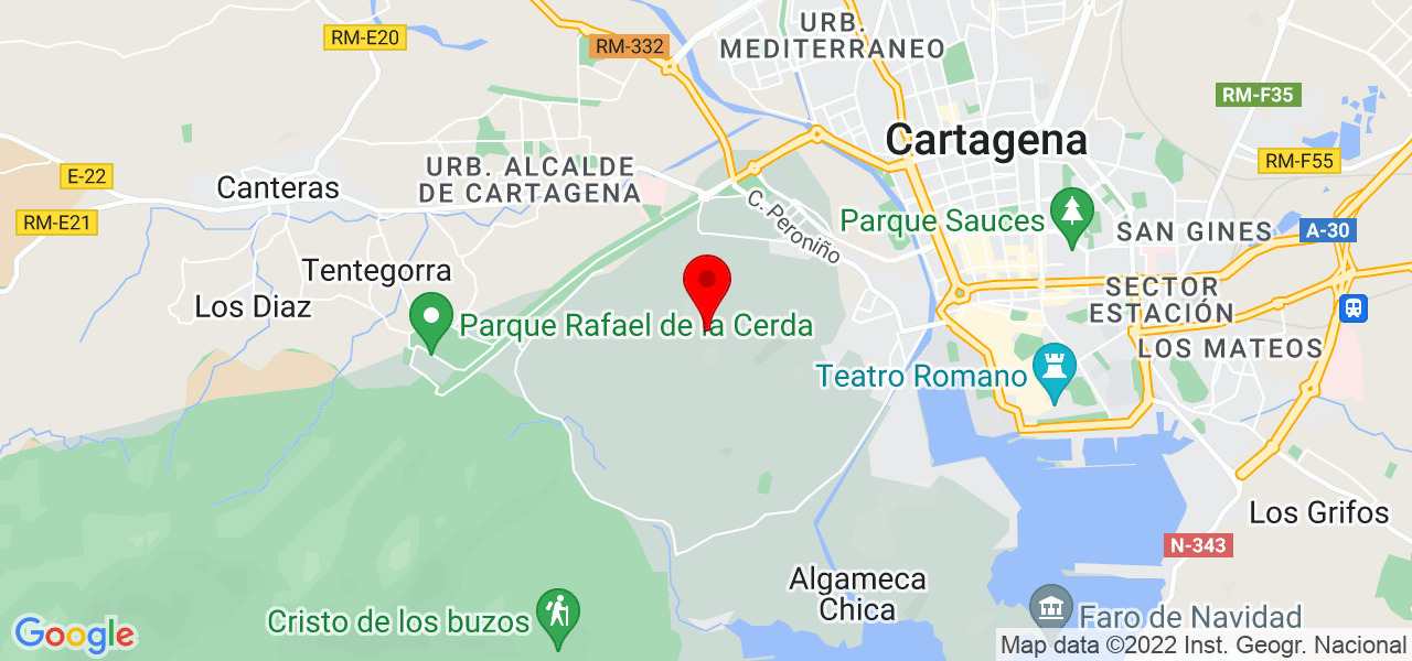 Miles Lux - Región de Murcia - Cartagena - Mapa