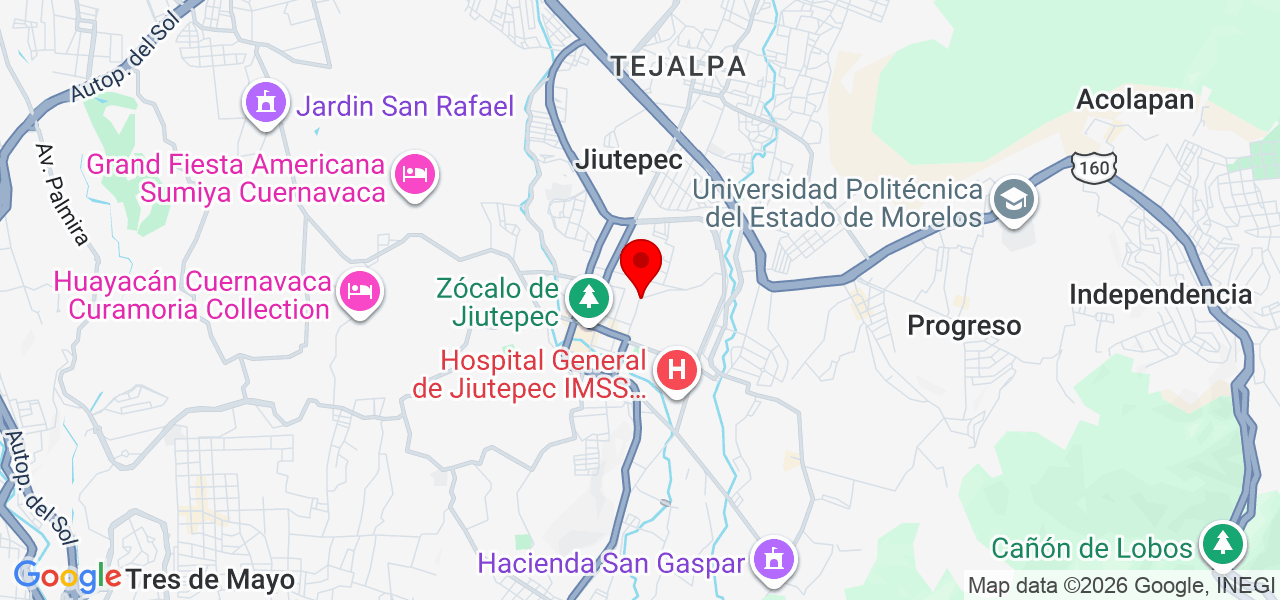 MORBAR - Morelos - Jiutepec - Mapa