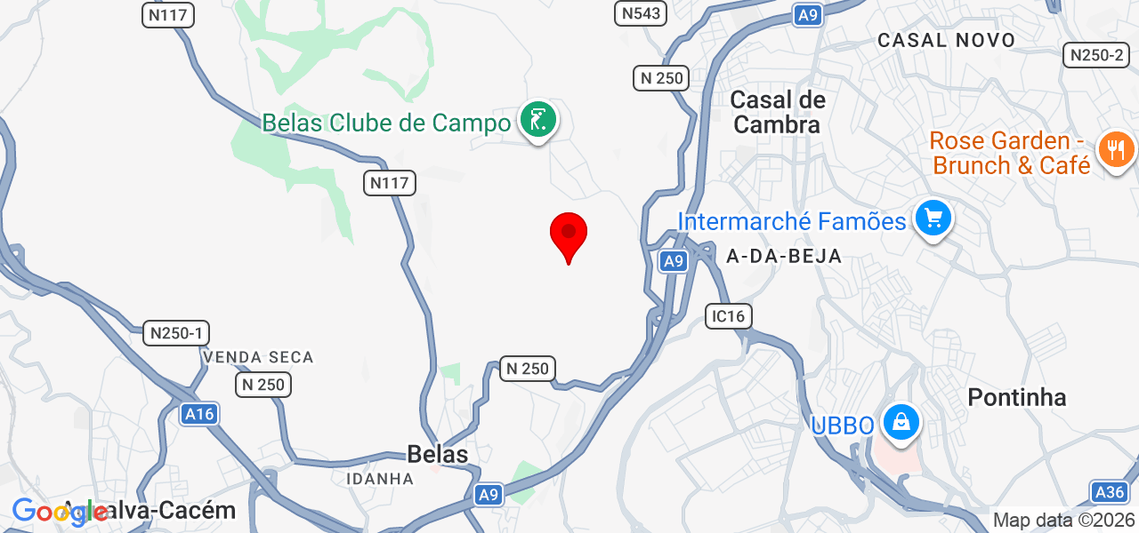 Dinis Moreno - Lisboa - Sintra - Mapa