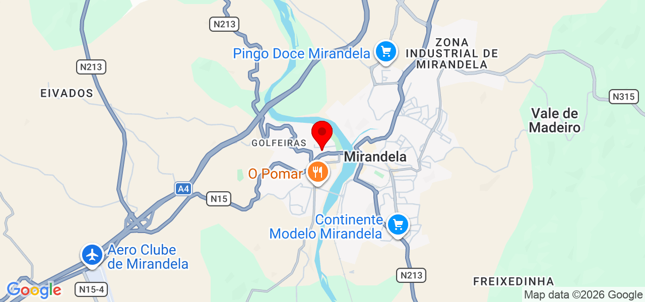 Joao Carlos Pinto Pereira - Bragança - Mirandela - Mapa