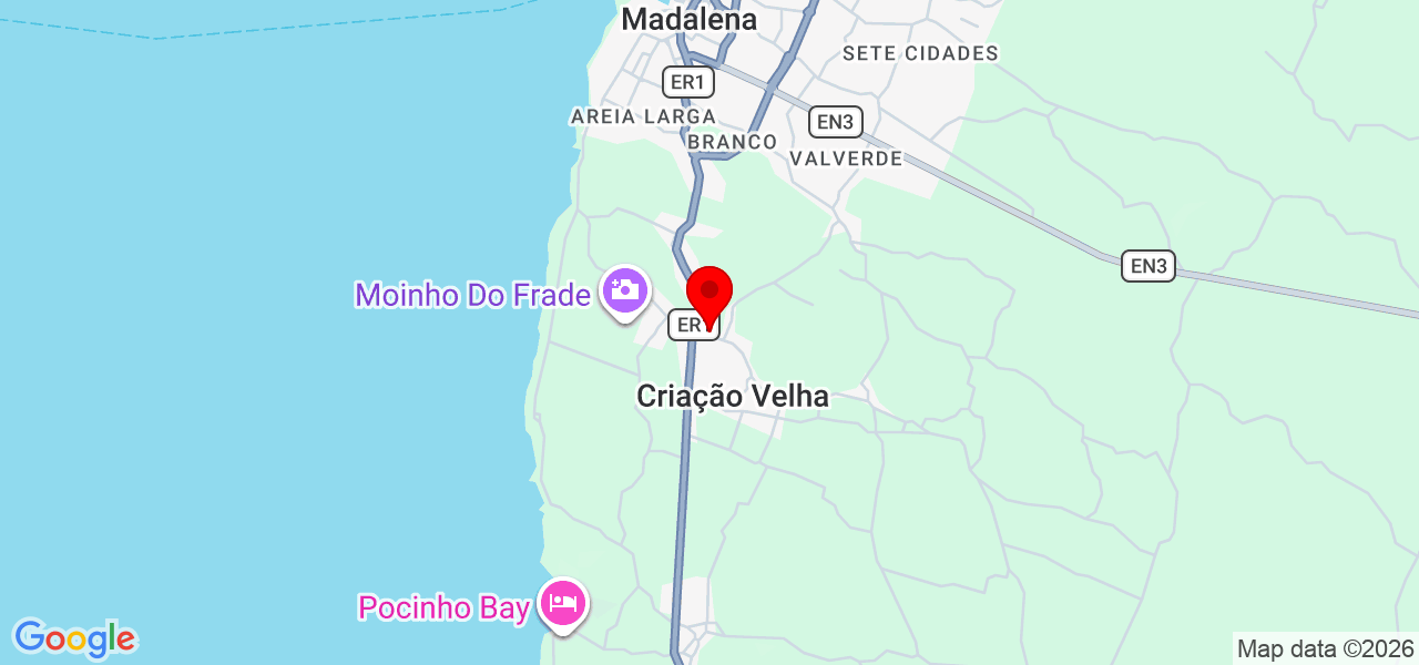 Lucas Porto - Açores - Madalena - Map