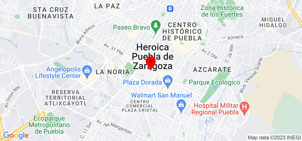 Kikemendoza - Puebla - Puebla - Mapa