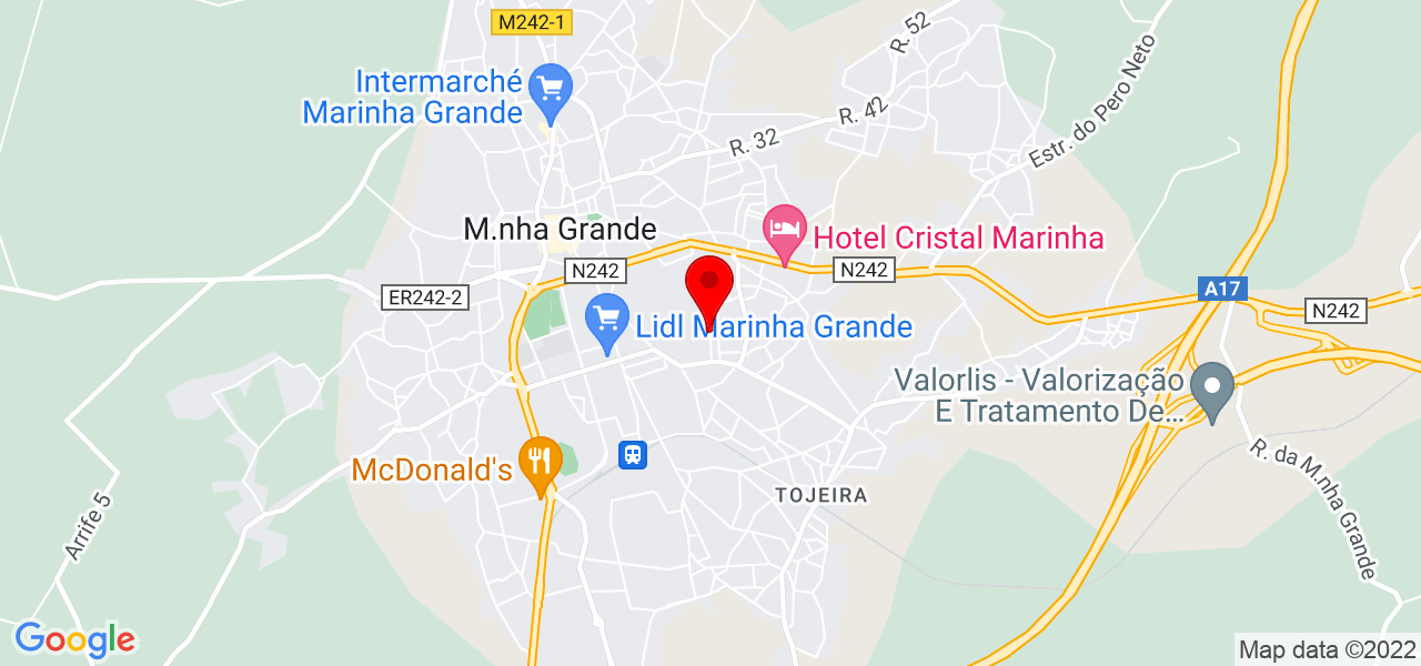 Sardor - Leiria - Marinha Grande - Mapa