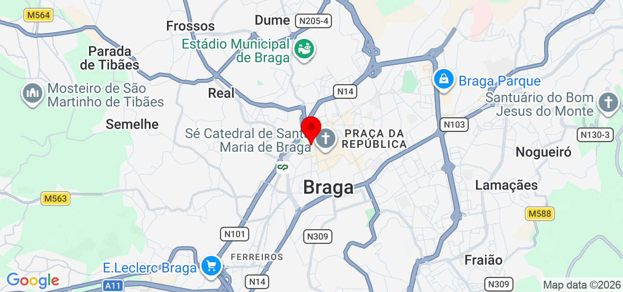 Fabiane - Braga - Braga - Mapa