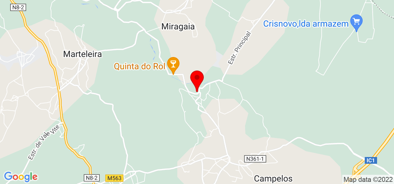 Stephanie Ferreira - Lisboa - Lourinhã - Map