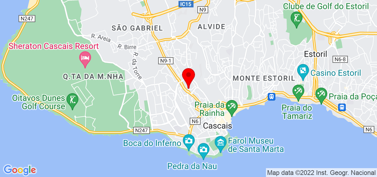 Renata Pires - Lisboa - Cascais - Mapa