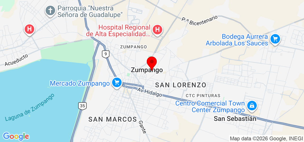 CONSTRUCTORA SAPGAP - México - Zumpango - Map