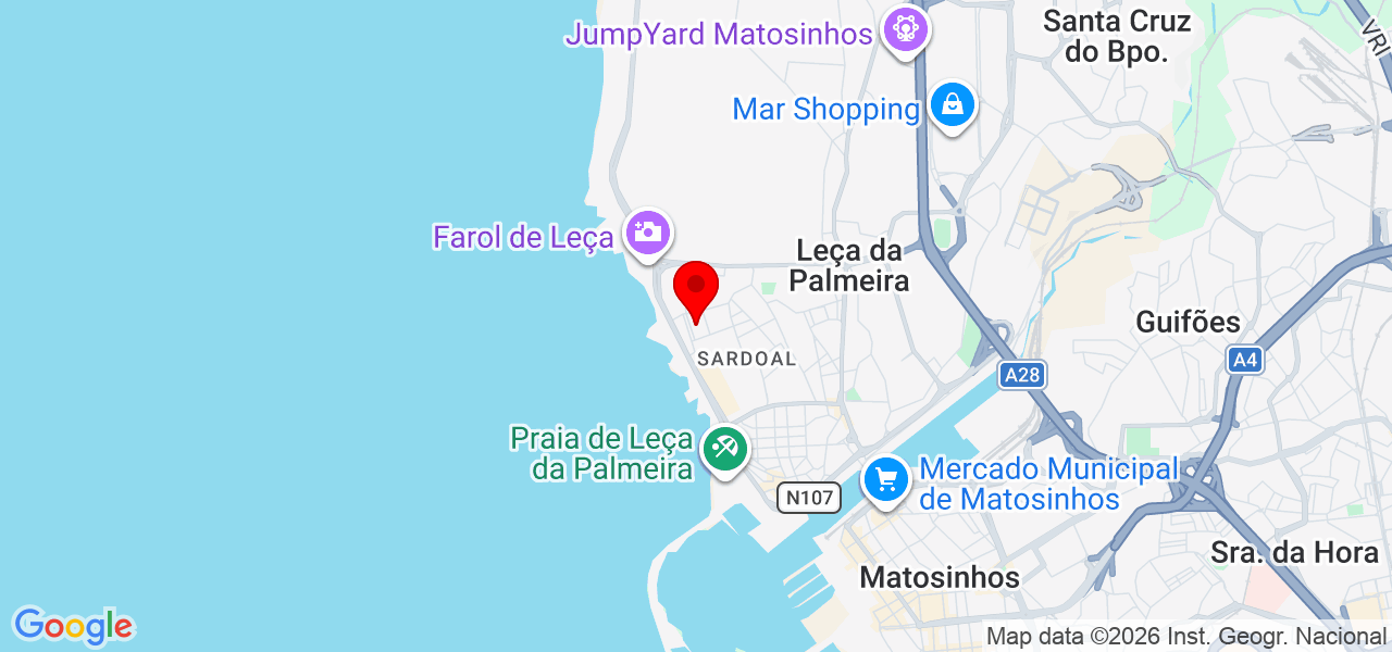 Bernardo Andrade - Porto - Matosinhos - Mapa