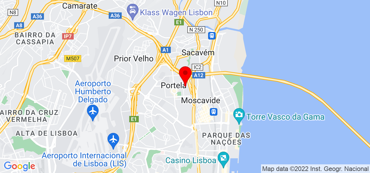 Leandro Gama - Lisboa - Loures - Mapa
