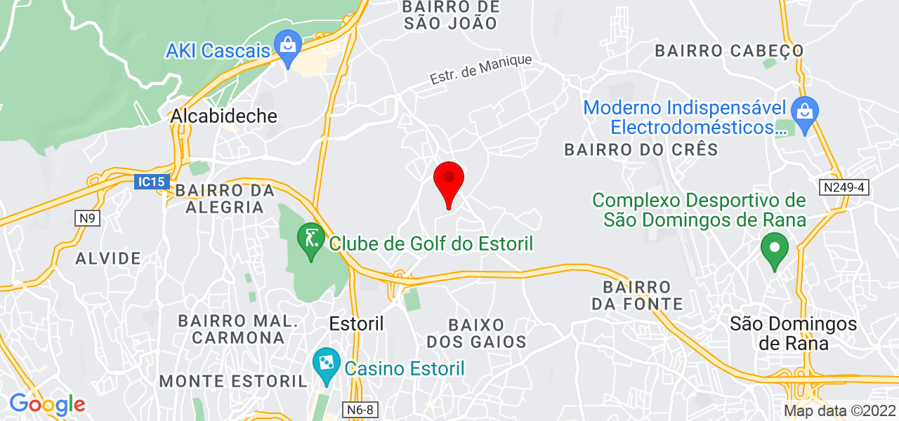 Paulo Gomes - Lisboa - Cascais - Mapa