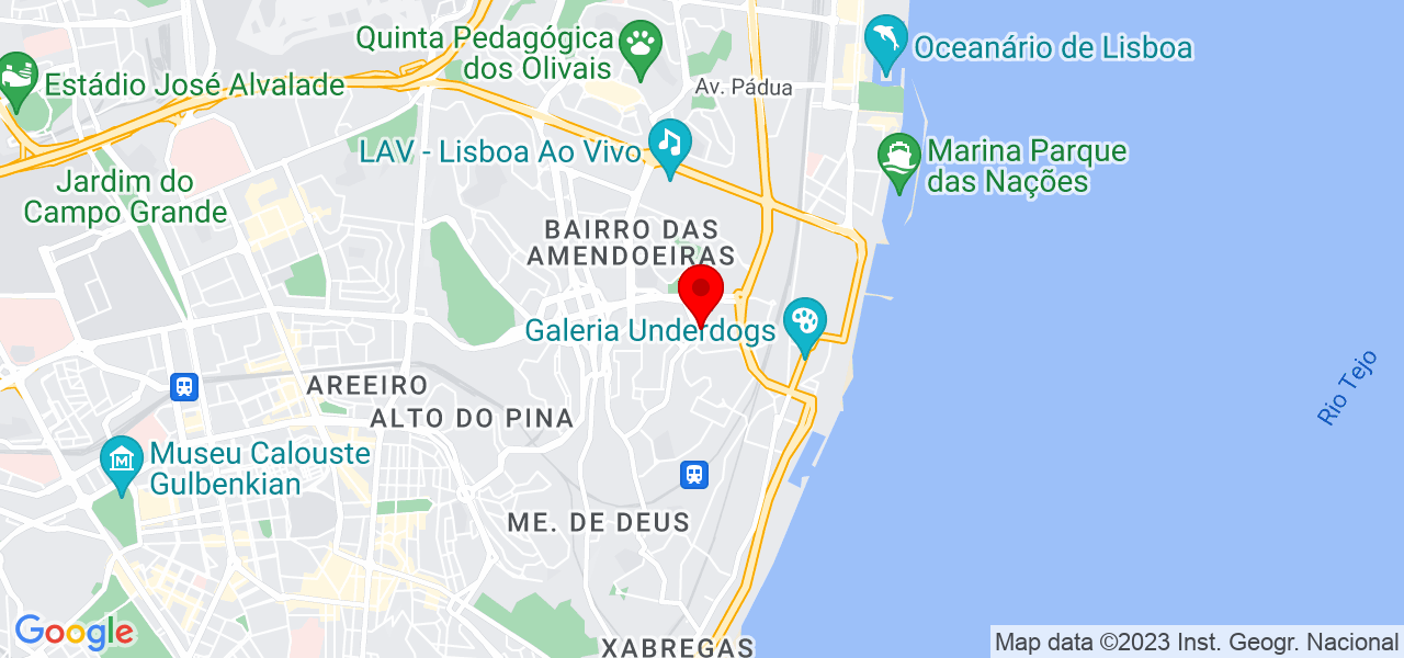 Janaína da Conceição Souza da Silva - Lisboa - Lisboa - Map