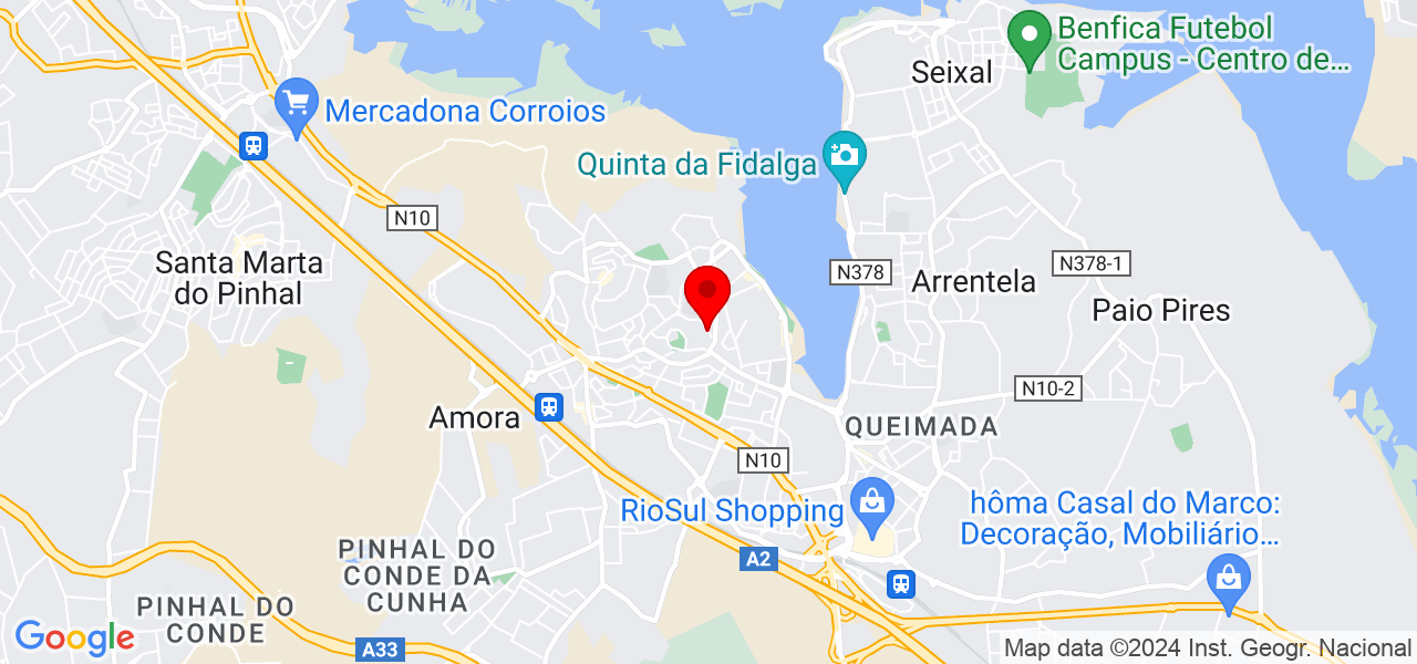 Neusa - Setúbal - Seixal - Mapa