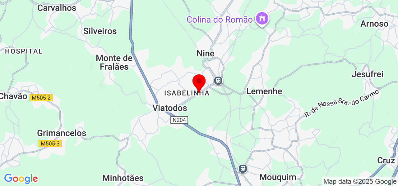 Emily Hill - Braga - Barcelos - Map