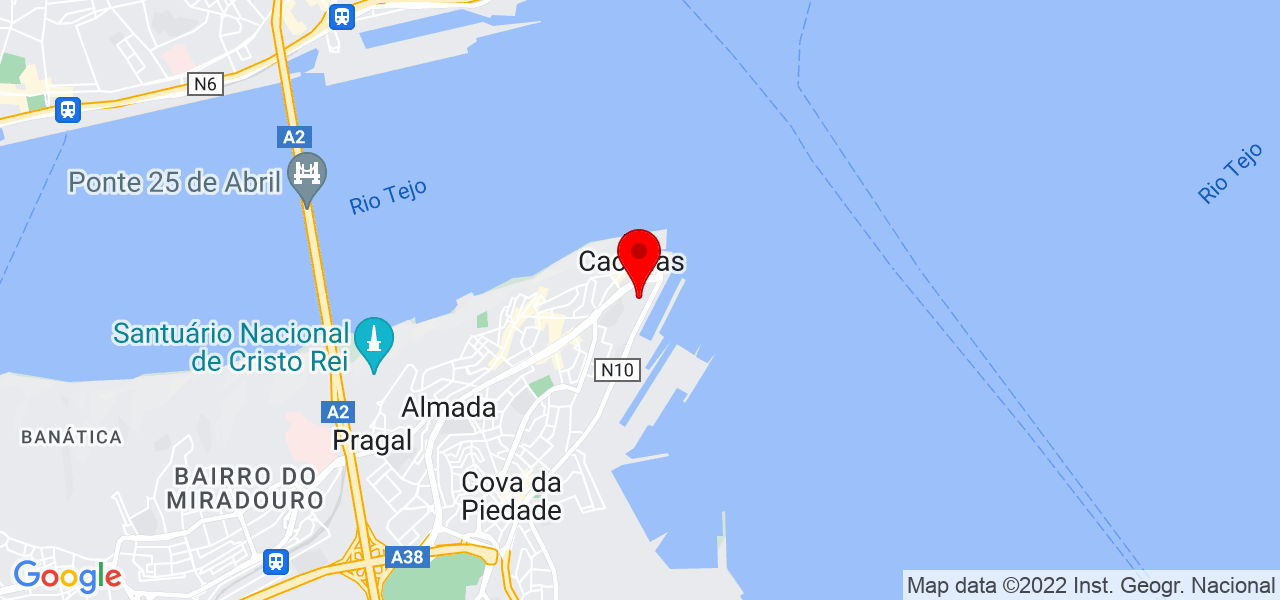 Fe - Setúbal - Almada - Karte