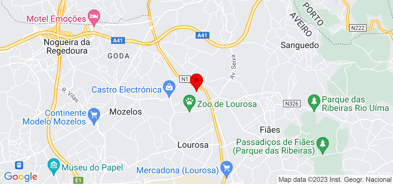 Carlos Silva - Aveiro - Santa Maria da Feira - Mapa