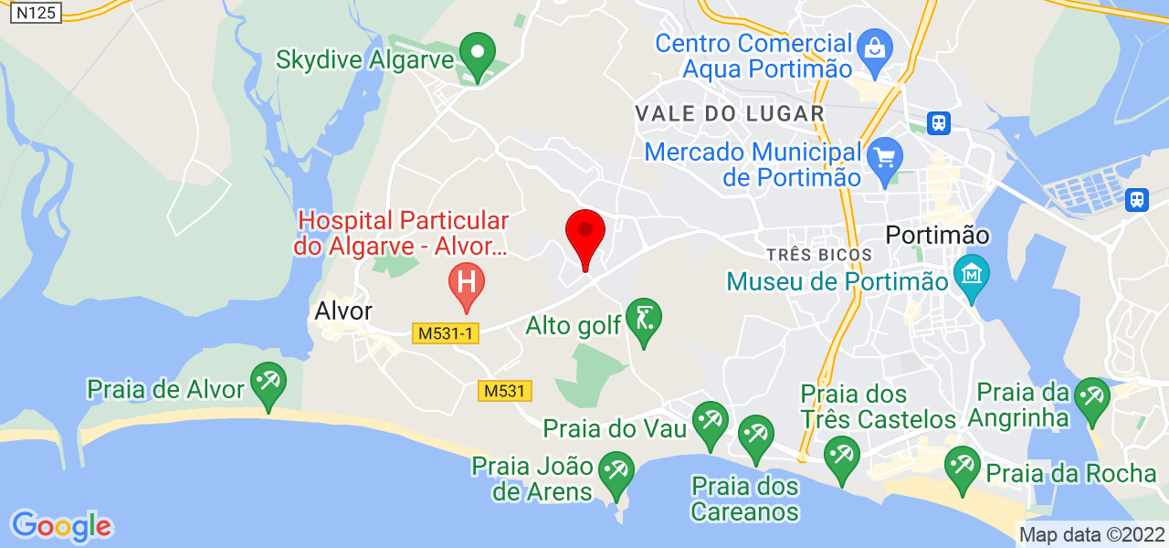Permanentelider Constru&ccedil;&otilde;es Unip Lda - Faro - Portimão - Mapa