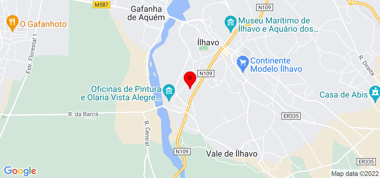 Ayla Oliveira - Aveiro - Ílhavo - Mapa