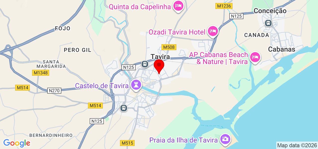 BuildProEfficiency - Faro - Tavira - Mapa